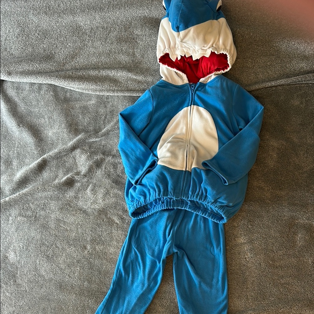 Carter's Blue and White Shark Costume for Kids